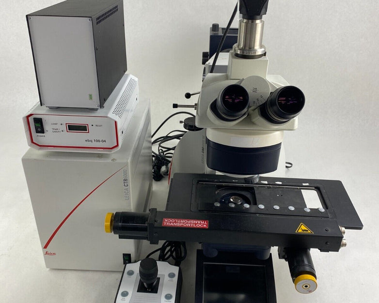 Leica DM6000M Microscope w/ Objectives Power Supplies Clemex Camera