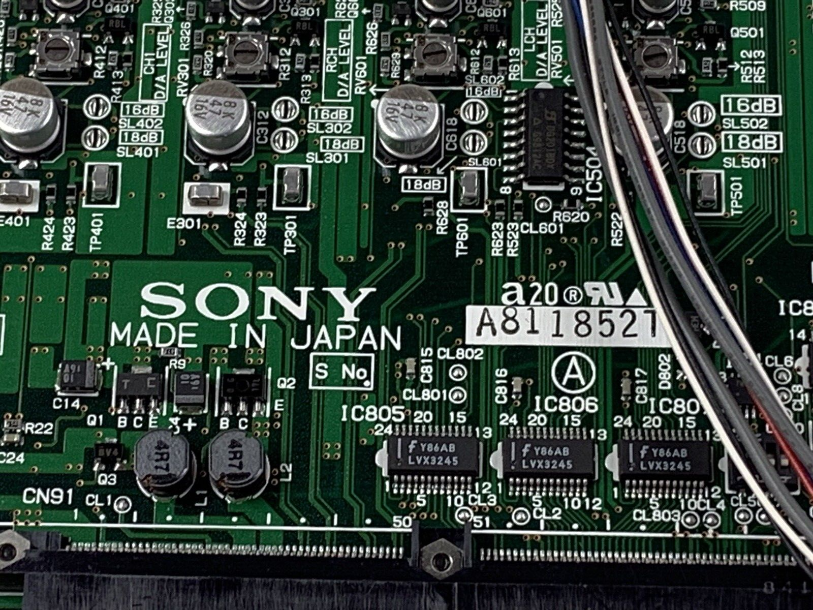 Genuine Sony Circuit Board (Removed from Betacam SX) 1-667-466-13 (A811852T)