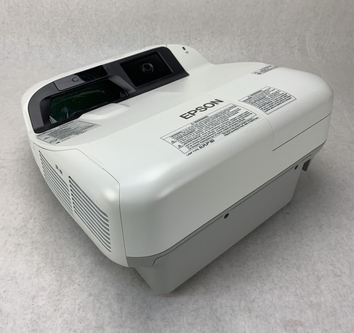 Epson H599A BrightLink 595Wi LCD Lamp Projector 1231 Lamp Hours No Remote0