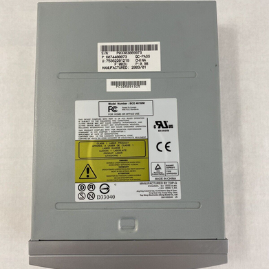 TOP-G BCE-4816IM Internal Optical CD-RW Disc Drive Curved Bezel Untested