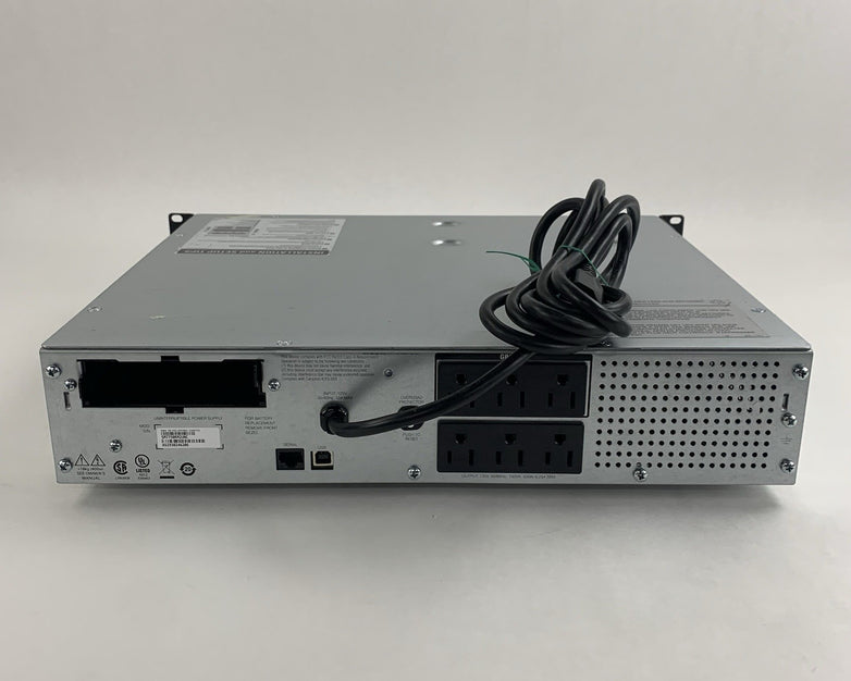 APC SMT750RM2U Line Interactive Rackmount No Battery No Faceplate W/ Caddy Cover