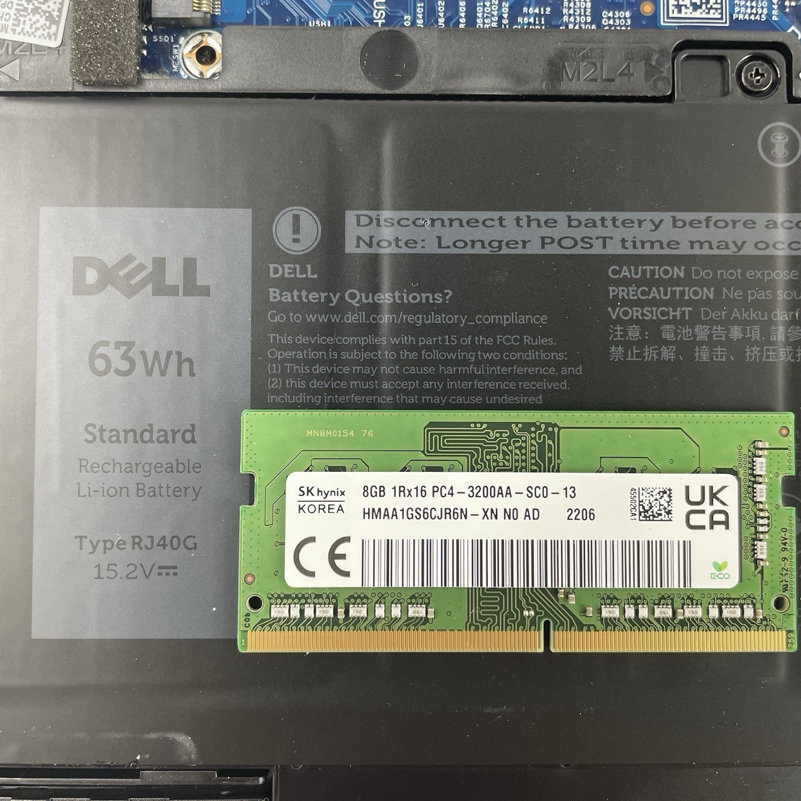 Dell Latitude 5520 15.6" i5-1145G7 2.60GHz 8GB RAM No SSD/OS/AC- Scratched Paint18