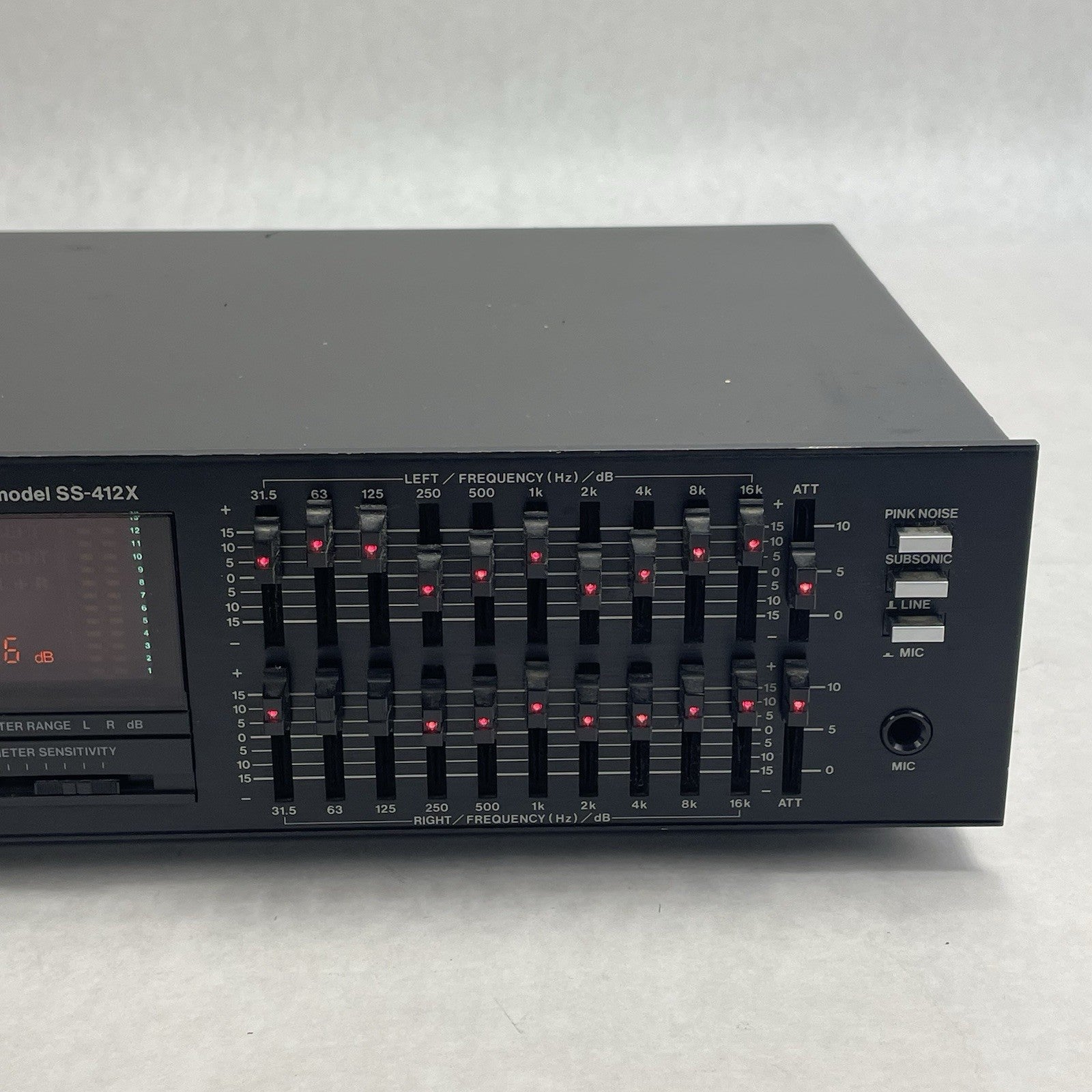 ADC SS-412X 10 Band Equalizer For Parts Weak Right Side Output3