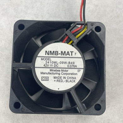 NMB-MAT 2410ML-09W-B49 Cooling Fan 42VDC 0.076A Untested Lot of 4