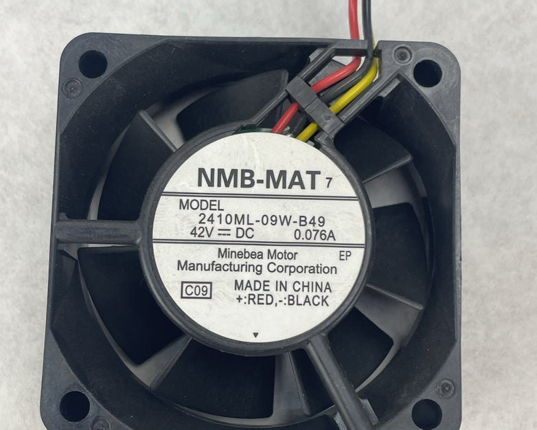 NMB-MAT 2410ML-09W-B49 Cooling Fan 42VDC 0.076A Untested Lot of 4