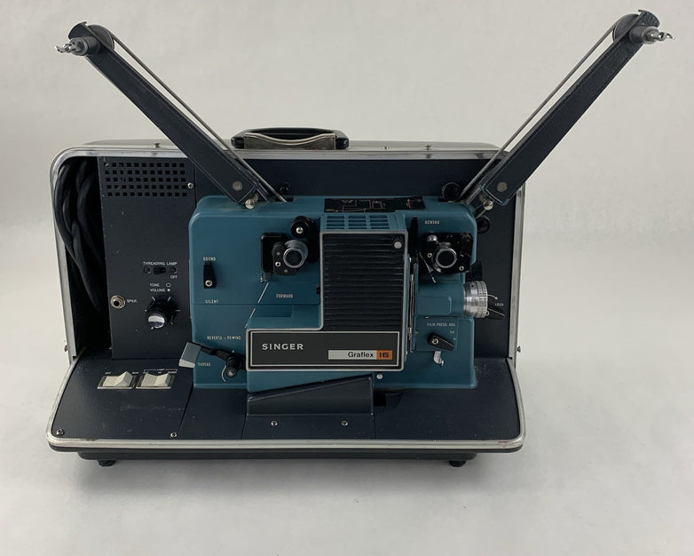 Singer Graflex 16 Sound Projector Power Tested Speaker Hums