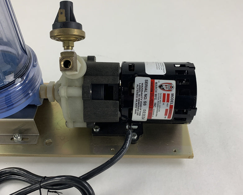 March MFG MDXT Centrifugal Magnetic Pump 1300/1550 RPM 50/60Hz SAE w/ Vessel