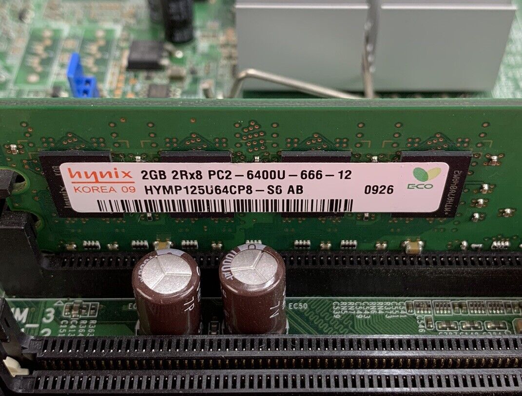 Dell Optiplex 760 M863N Motherboard Intel Core 2 Duo E7500 2.93GHz 2GB RAM