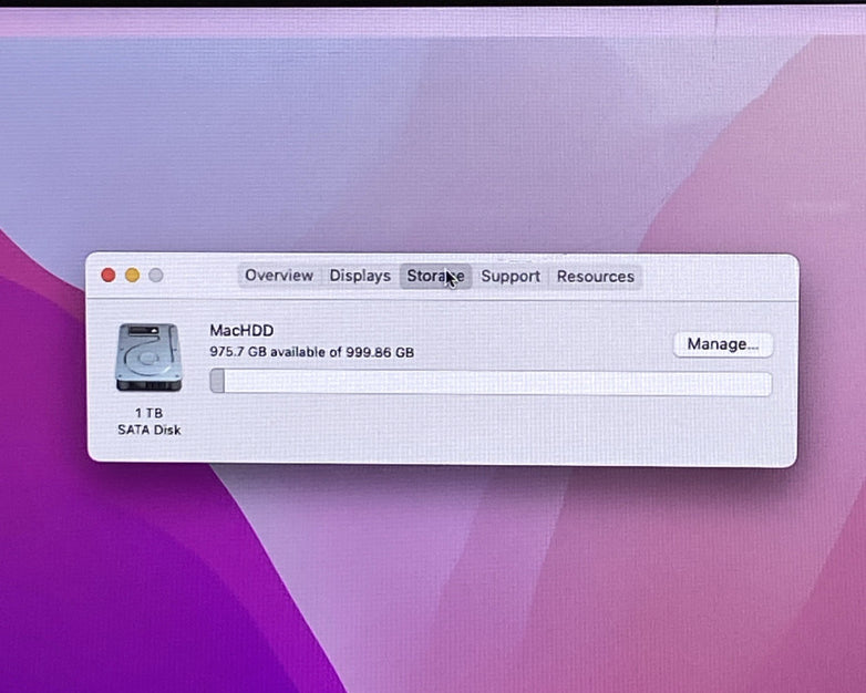 Apple A1418 iMac 21.5" 2015 1.6 GHz Core i5 8 GB RAM 1TB HDD macOS 12.7.6