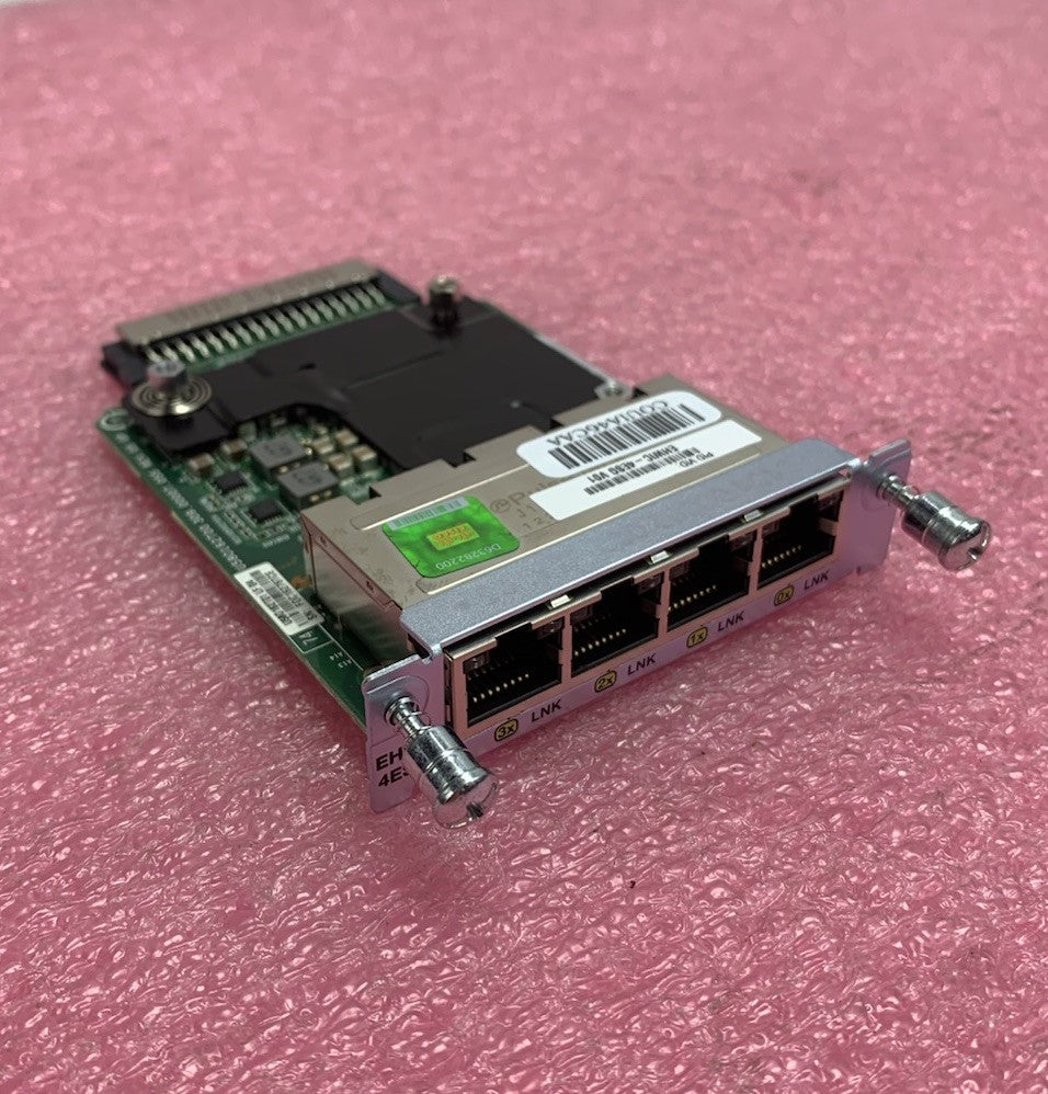 Cisco EHWIC-4ESG V01 4-Port Gigabit Interface Card0