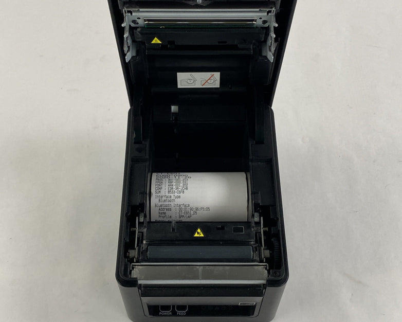 Citizen CT-E651 Printer w/ Bluetooth Tested No Cords 1953424 Page Count