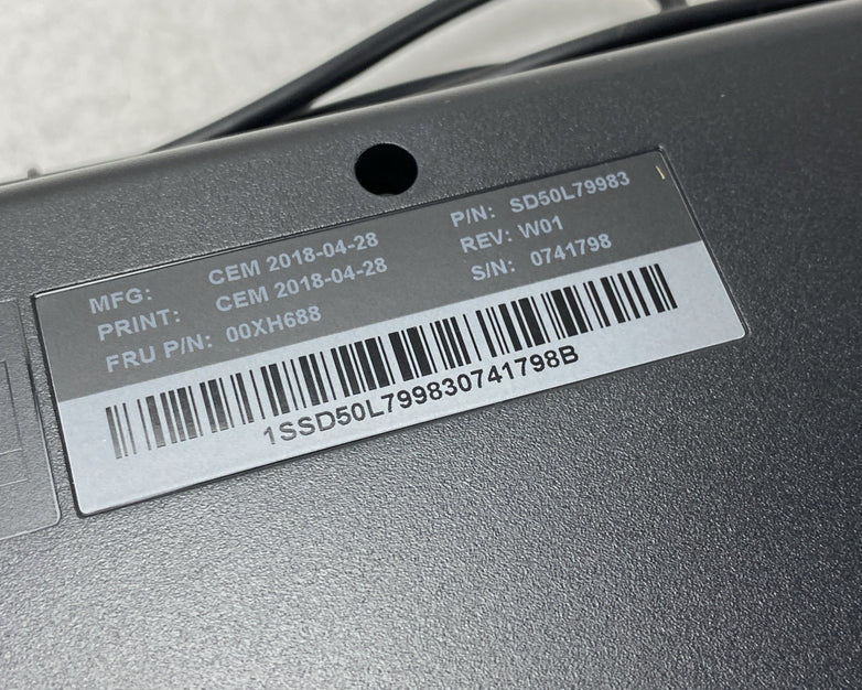 Lenovo Preferred Pro II KU-1619 Wired USB Keyboard - Lot of 5