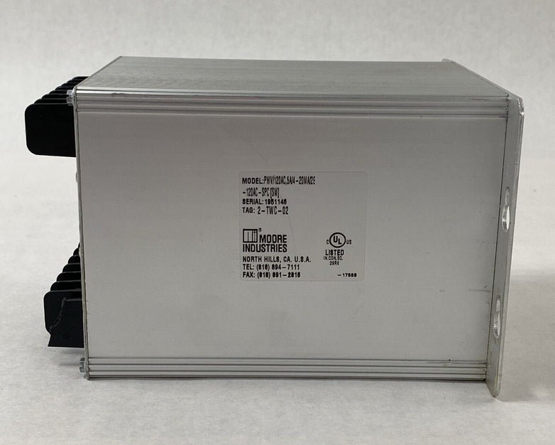 Moore Industries PWR/120AC,5A/4-20MA/2E-120AC-SPC(SM) Transducer MW/MVAR