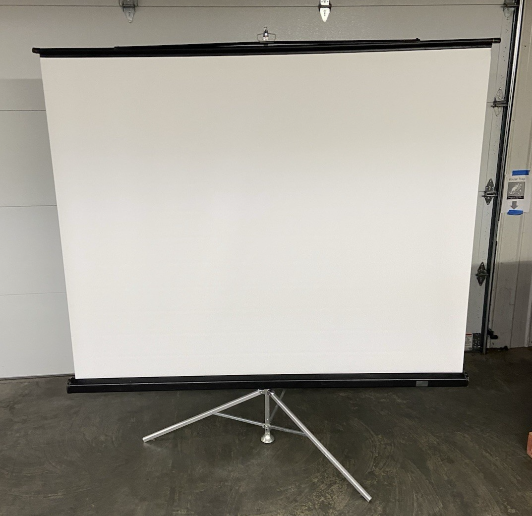Draper Diplomat Tripod Portable 96" Projector Screen Screen