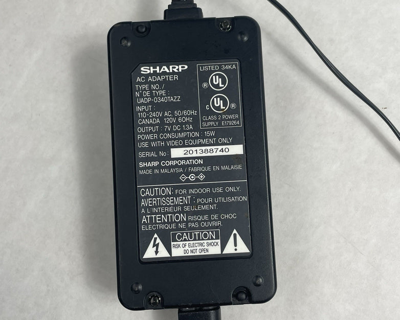 Sharp Viewcam VL-A111U 8mm Camcorder Silver 16x Zoom 2.5" LCD AC Adapter