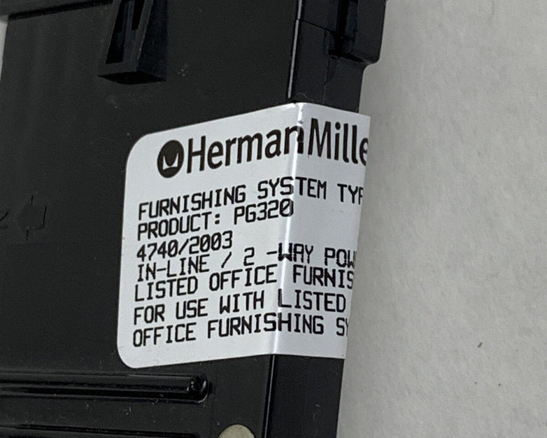 Herman Miller PG320 2-Way Power Jumper Meridian 4740/2003 225609-MX