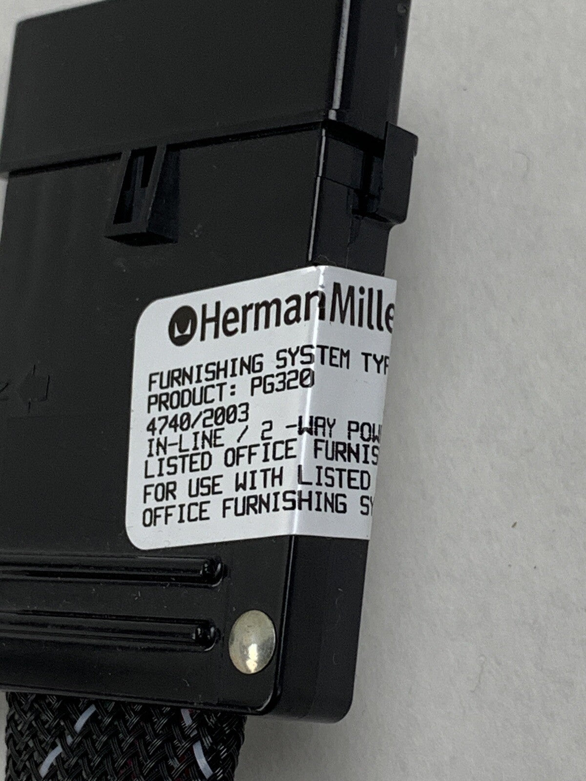 Herman Miller PG320 2-Way Power Jumper Meridian 4740/2003 225609-MX