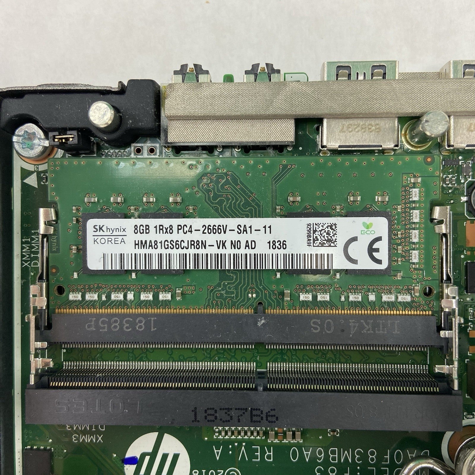 HP EliteDesk 800 G4 Micro Intel Core i5-8500T 2.1GHz 8GB RAM No HDD/OS w/AC9