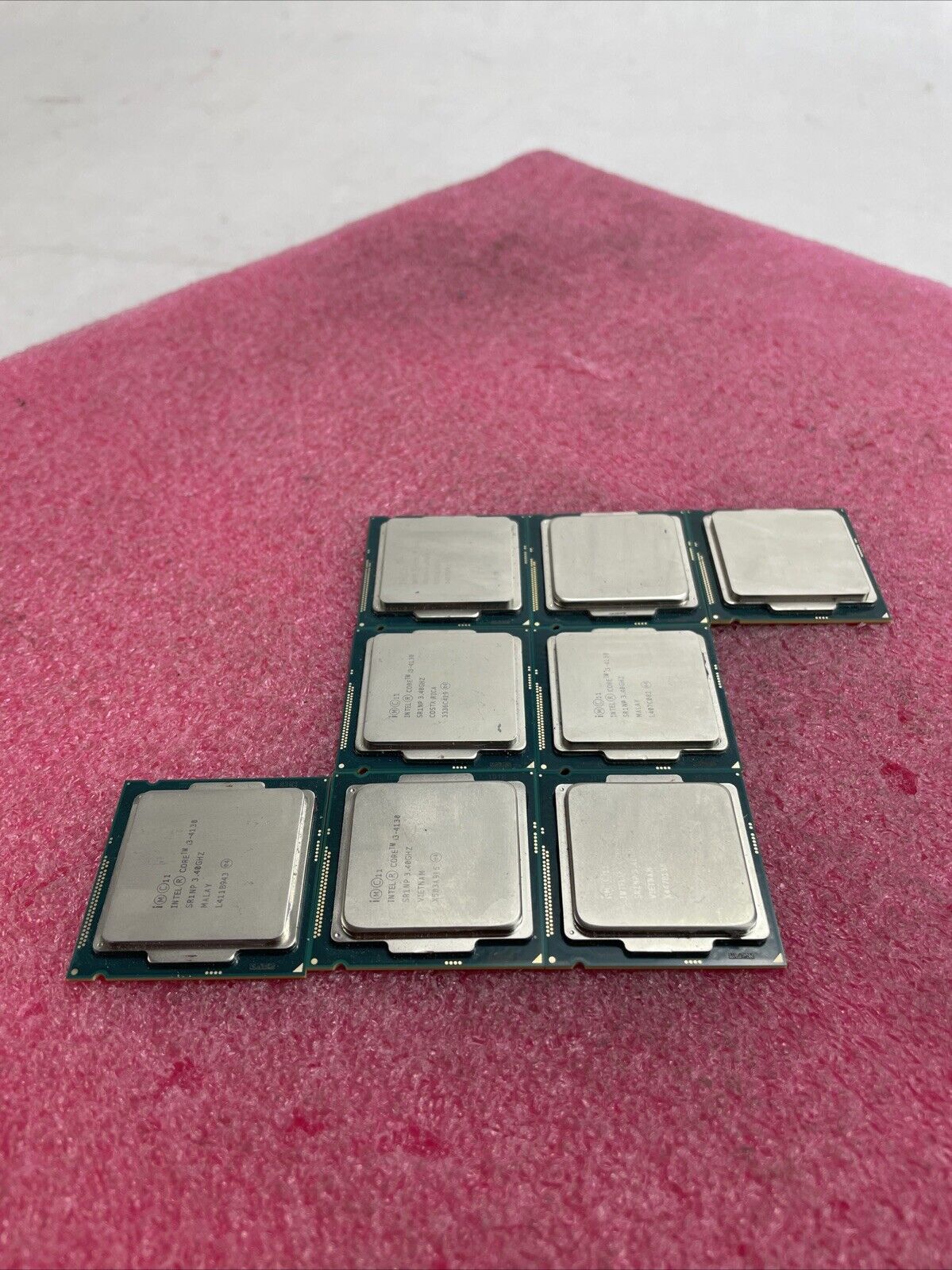 Lot of 8 Intel Core i3-4130 SR1NP 3.4GHz Processor