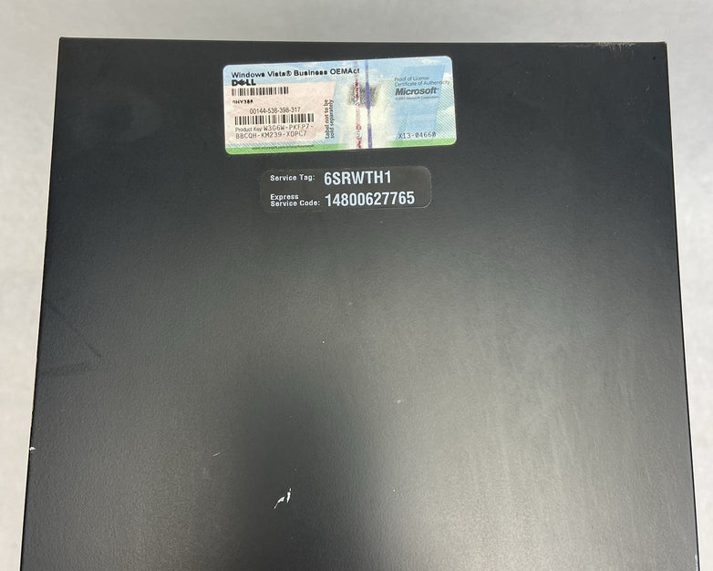 Dell Vostro 410 MT Intel Core 2 Quad Q6600 2.4GHz 4GB RAM No HDD No OS