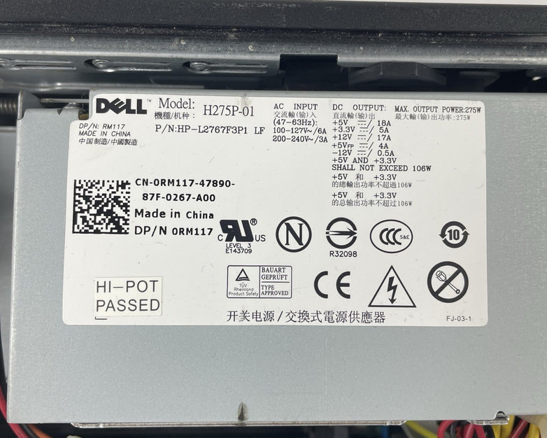 Dell Optiplex 755 SFF Core 2 Duo E6550 2.33 GHz 2 GB RAM No HDD/OS