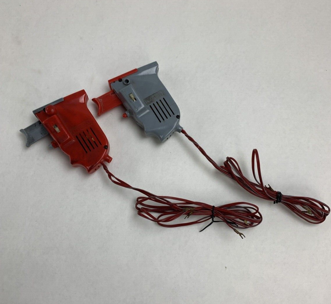 Tyco Speedways Red and Blue Speed Controller W/ ITC Model Craft Power Pack
