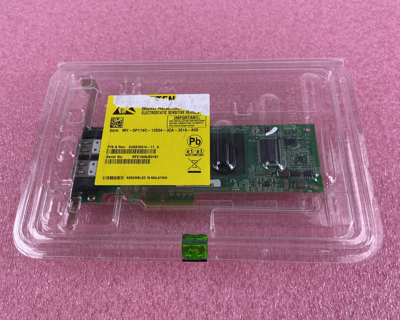 QLogic PX2510401 Dual-Port 4GB Fibre Channel Host Bus Adapter - Lot of 2