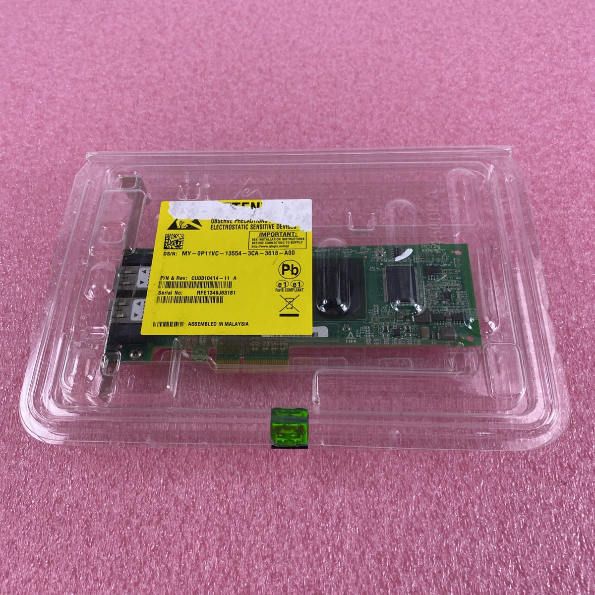 QLogic PX2510401 Dual-Port 4GB Fibre Channel Host Bus Adapter - Lot of 21