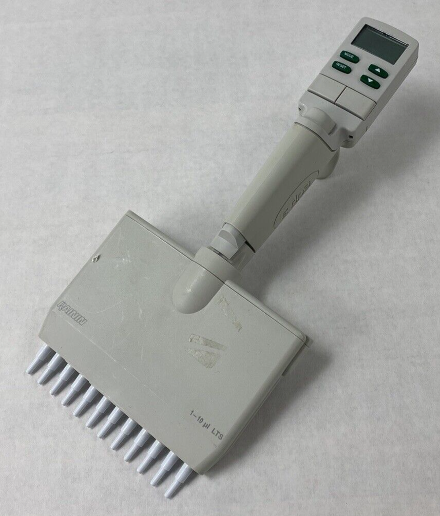 Rainin EDP3 1-10 uL LTS 12-Channel Electronic Pipette Untested