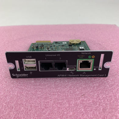 APC AP9641 UPS Network Management Card 3 with 2 USB ports Tested Reset