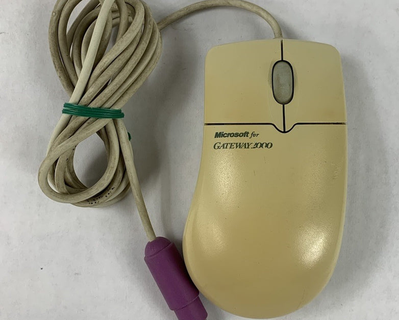 Microsoft Gateway IntelliMouse 97599 1.1A PS/2-Wired Ball Mouse (Lot of 2)