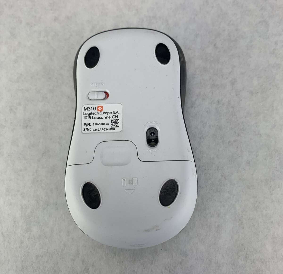Logitech M310 Wireless Mouse 810-008625 No Dongle (Lot of 4)