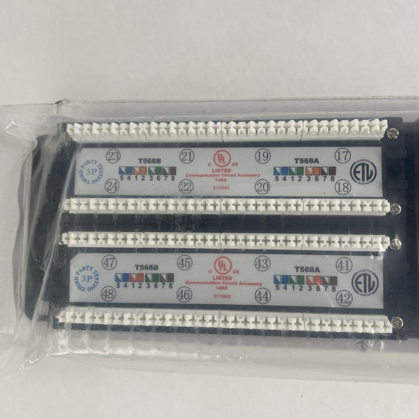 48 Port Cat 6 patch Panel Open Box Sealed Panel9