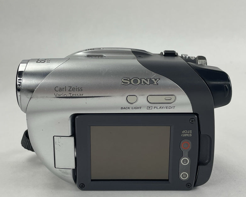 Sony Handycam DCR-DVD105E Tested & Reset No Power Cord No Disc