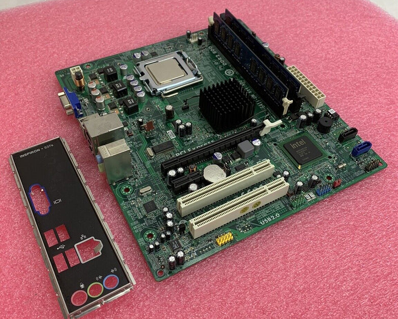 Dell 0U880P Motherboard Intel Pentium E5200 2.50GHz 4GB RAM w/ Shield