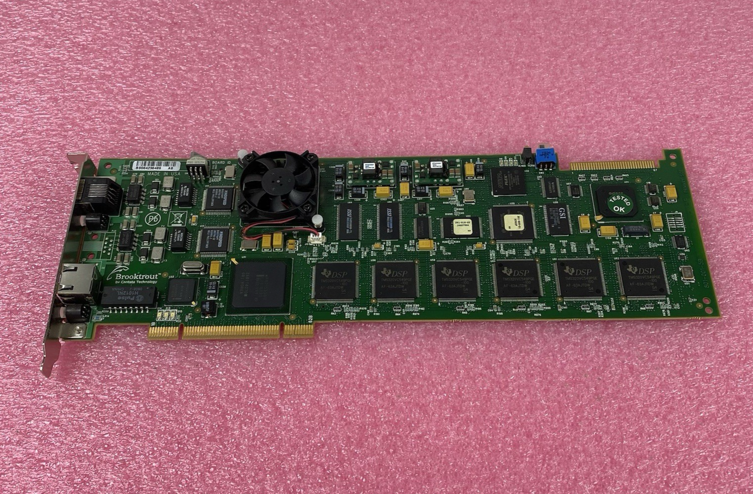 Brooktrout TR1034+P4H C01-1175JP-L01-0405 PCI Ethernet Fax Board