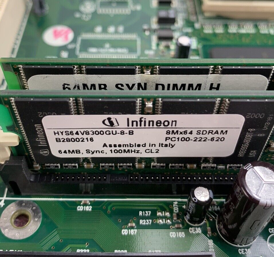 S 304733-S259766 Motherboard Intel Celeron 512MB RAM with I/O Shield