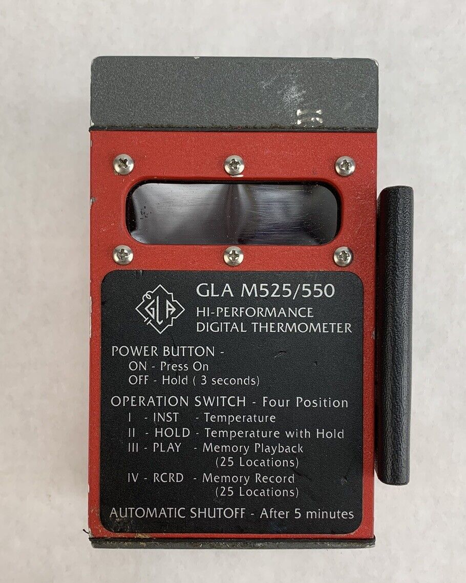GLA Agricultural Electronics M525/550 Hi-Performance Digital Thermometer