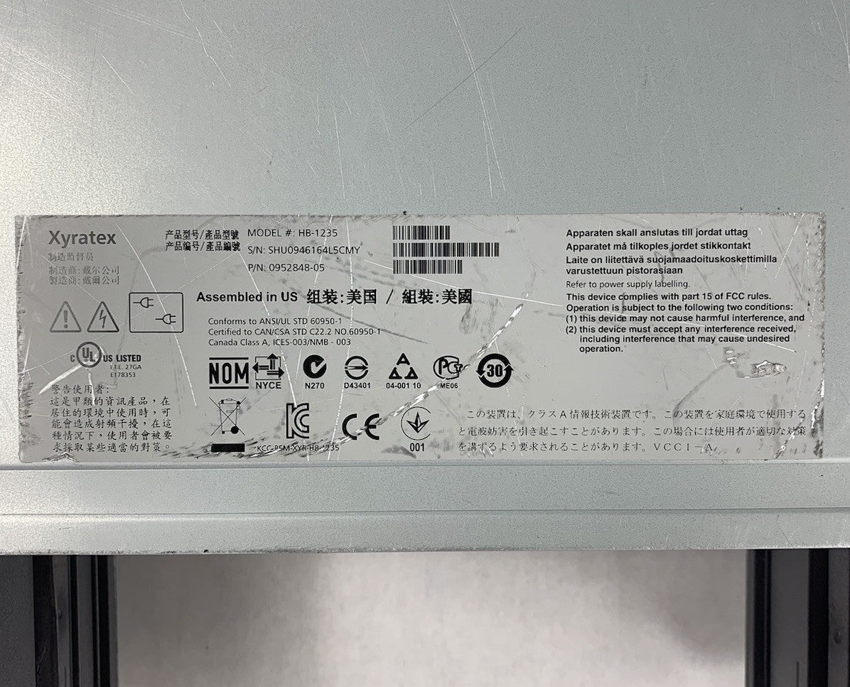 Dell Xyratex HB-1235 12 Bay LFF Enclosure SAS Module No Server Caddies No Logic