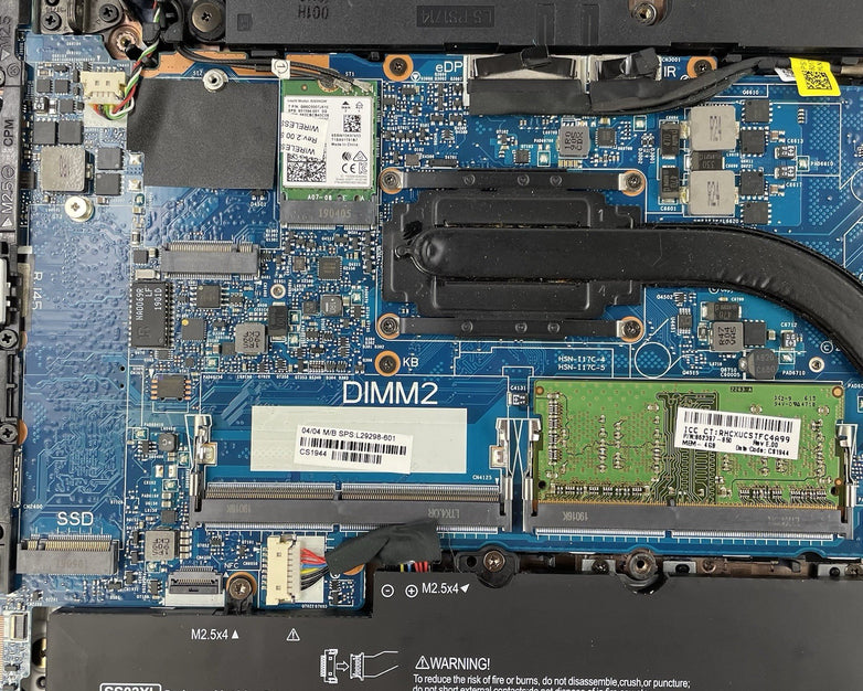 HP mt44 14" Ryzen 3 Pro 2300U 2.00 GHz 4 GB RAM No SSD/OS/AC