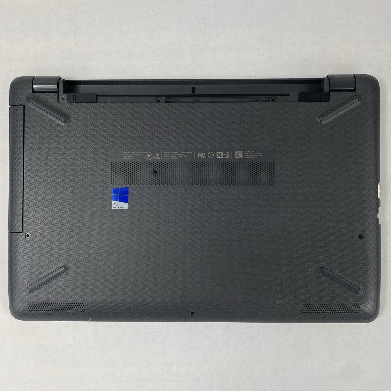 HP 250 G6 Core i5-7200U 2.5 GHz 8 GB RAM No Battery No HDD No OS