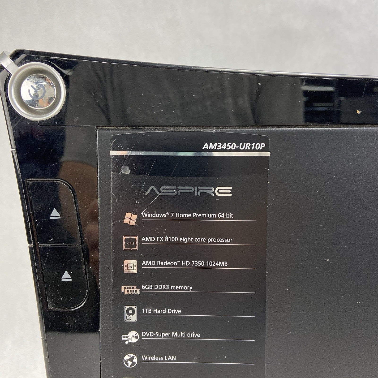 Acer Aspire M3450 MT AMD FX-8120 3.1GHz 4GB RAM No HDD No OS4