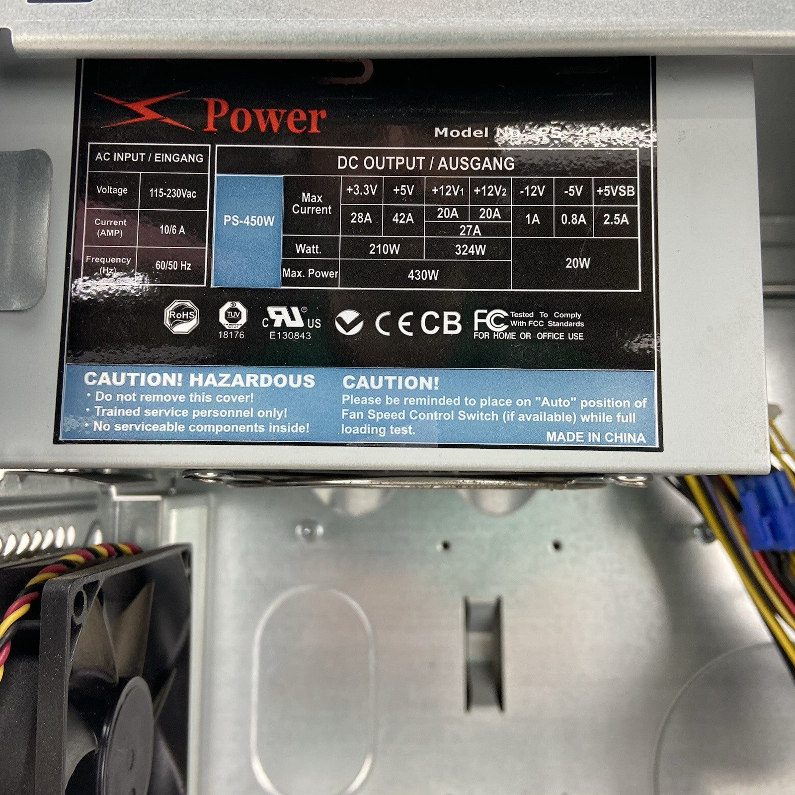 Foxconn TLA-397 USB3 Mid Tower Computer Case Power PS-450W 450W Power Supply9