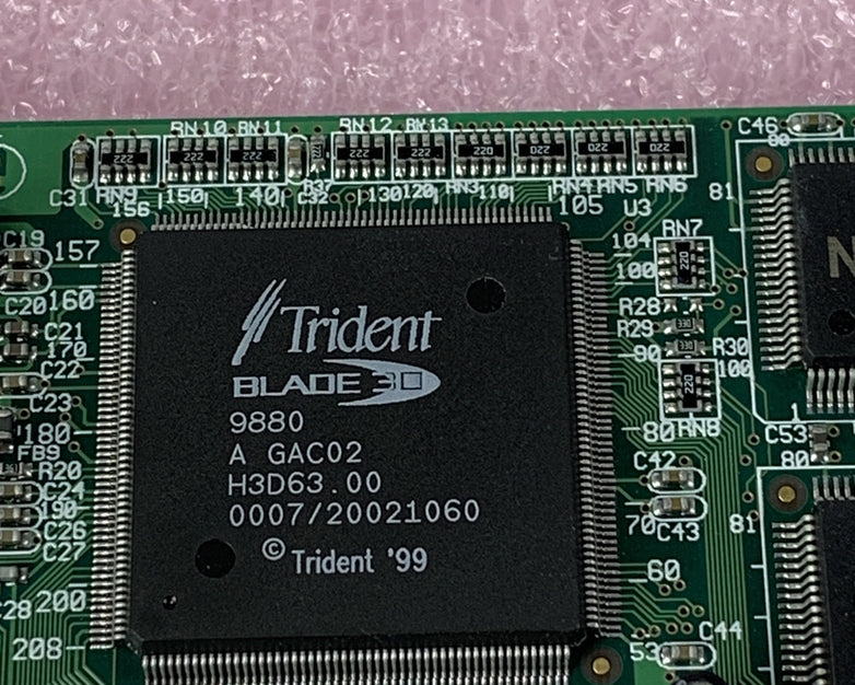 Jaton JTNMC VCTR82107AGP Video-107AGP-3D Trident 9880 8MB AGP Video PC VGA Card