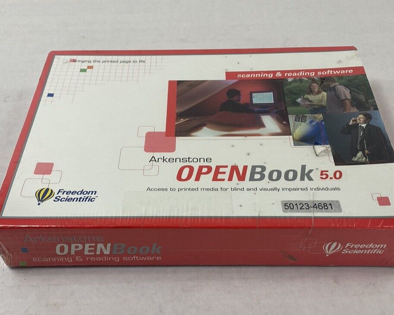 Freedom Scientific Open Book 5.0 PC Blind Scanning and Reading Software Sealed