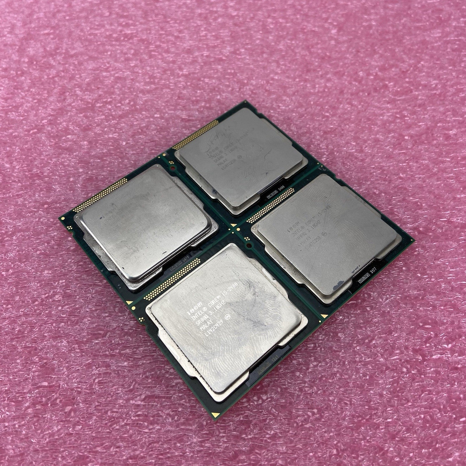 Lot of 4 Intel Core i5-2400 SR00Q 3.1GHz Desktop CPU0