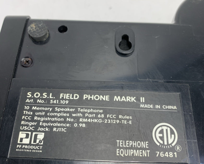 Spirit of St. Louis Field Phone Mark II 541.109 Retro-Styled Landline Telephone