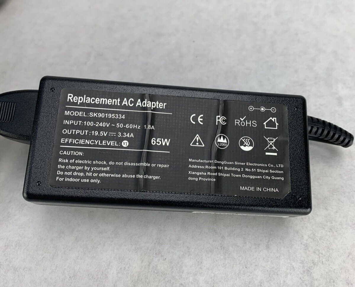 Mixed Lot of 5 Replacement AC Adapter PPP09C SK90195333