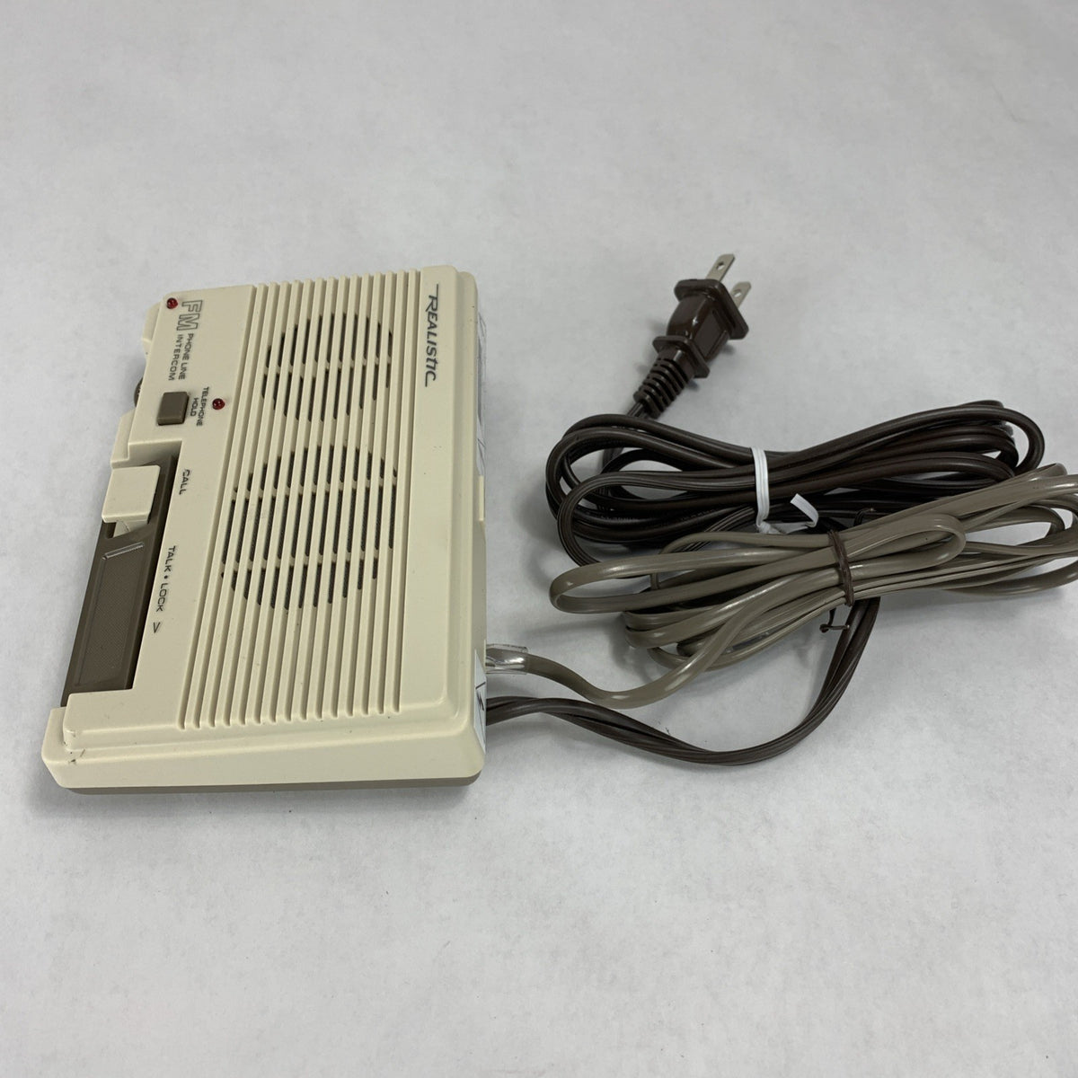 Vintage Realistic 2-Station FM phone-line Intercom System 43-206A3