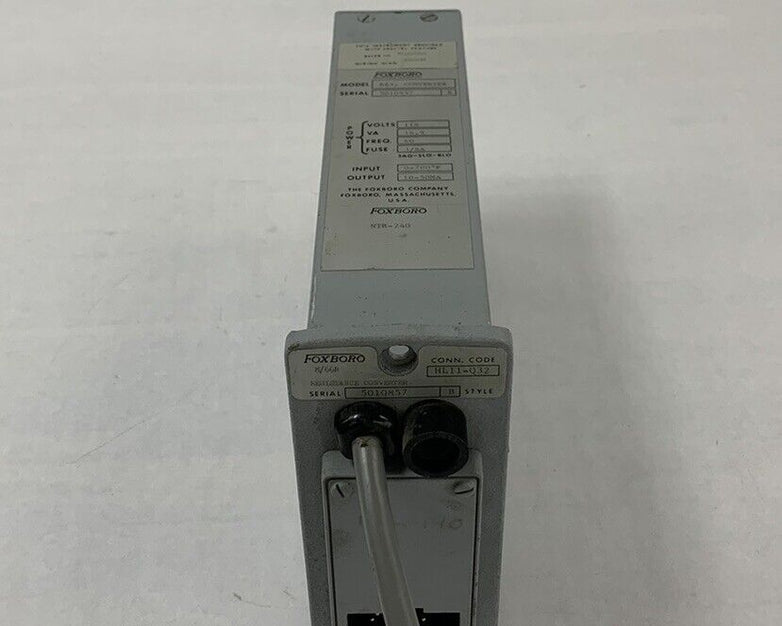 FoxBoro M/66R Resistance Converter NTR-240